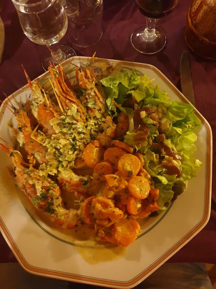 King Prawns with Creamy Parsley Sauce