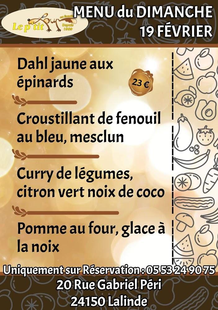Le P’tit Loup - Menu Image 4
